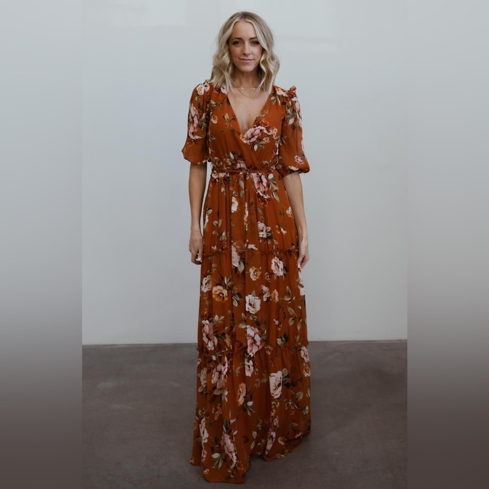 NWT Baltic Born Macbeth Floral Maxi Dress Sz XS